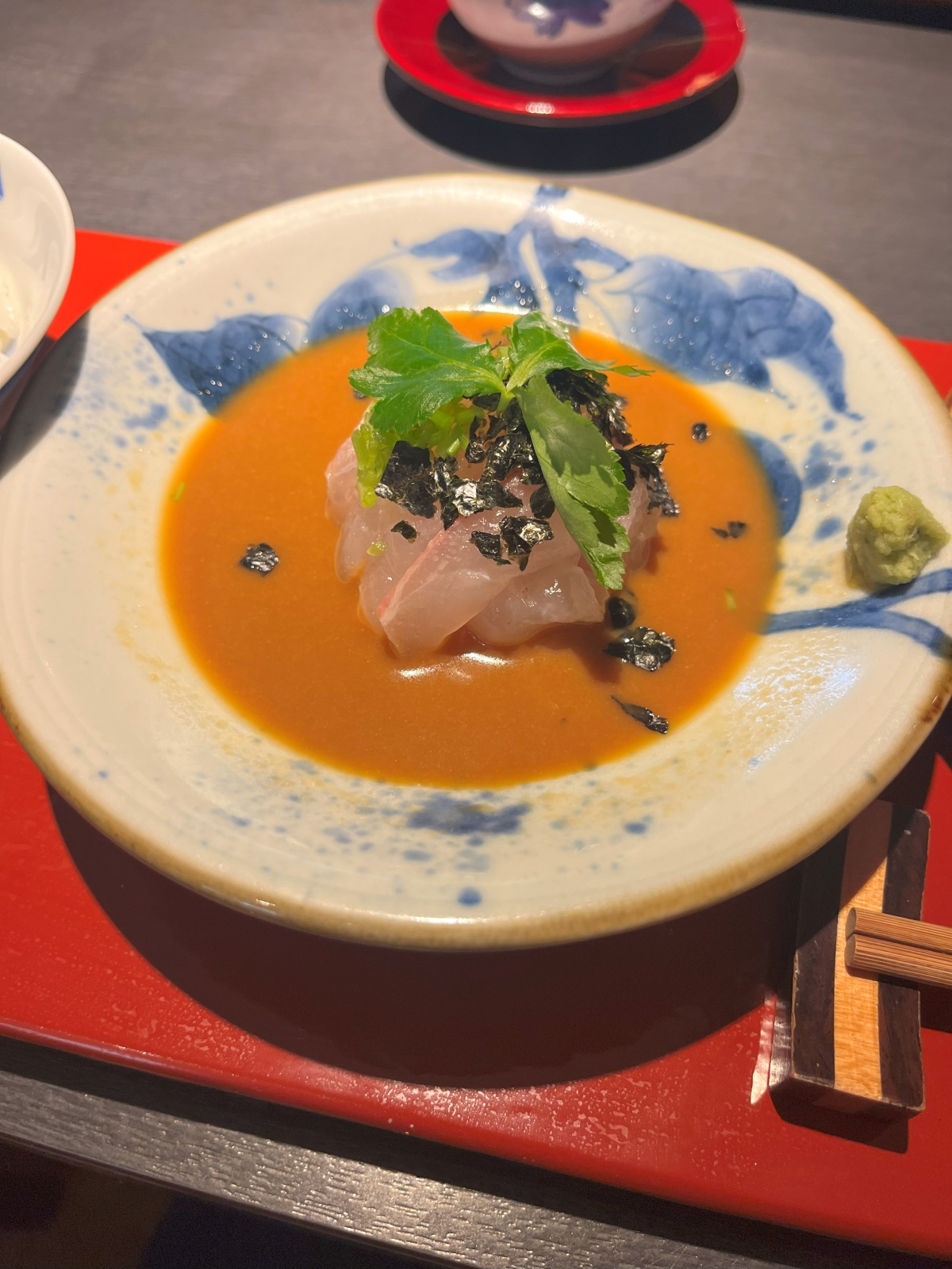 일본 교토 아라시야마 맛집 다이쇼 하나나의 도미회 정식