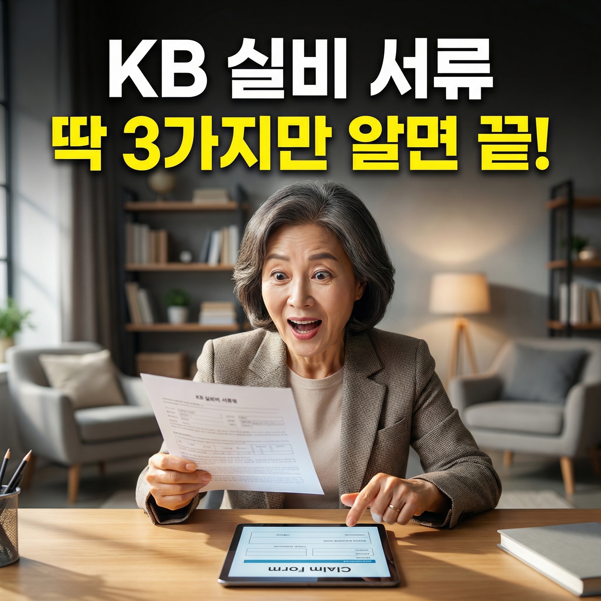 KB손해보험 실비보험 청구 서류 알아보기