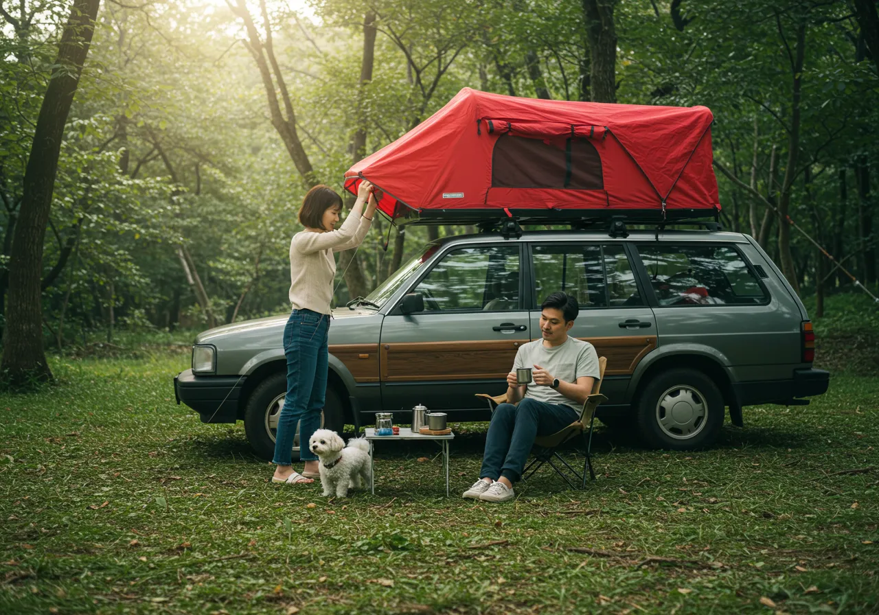 반려견과 떠나는 차박여행? 2025 펫프렌들리 캠핑 완벽가이드