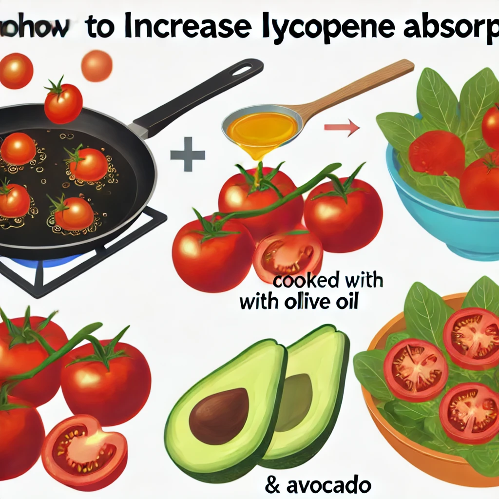 라이코펜의 흡수율을 높이는 방법