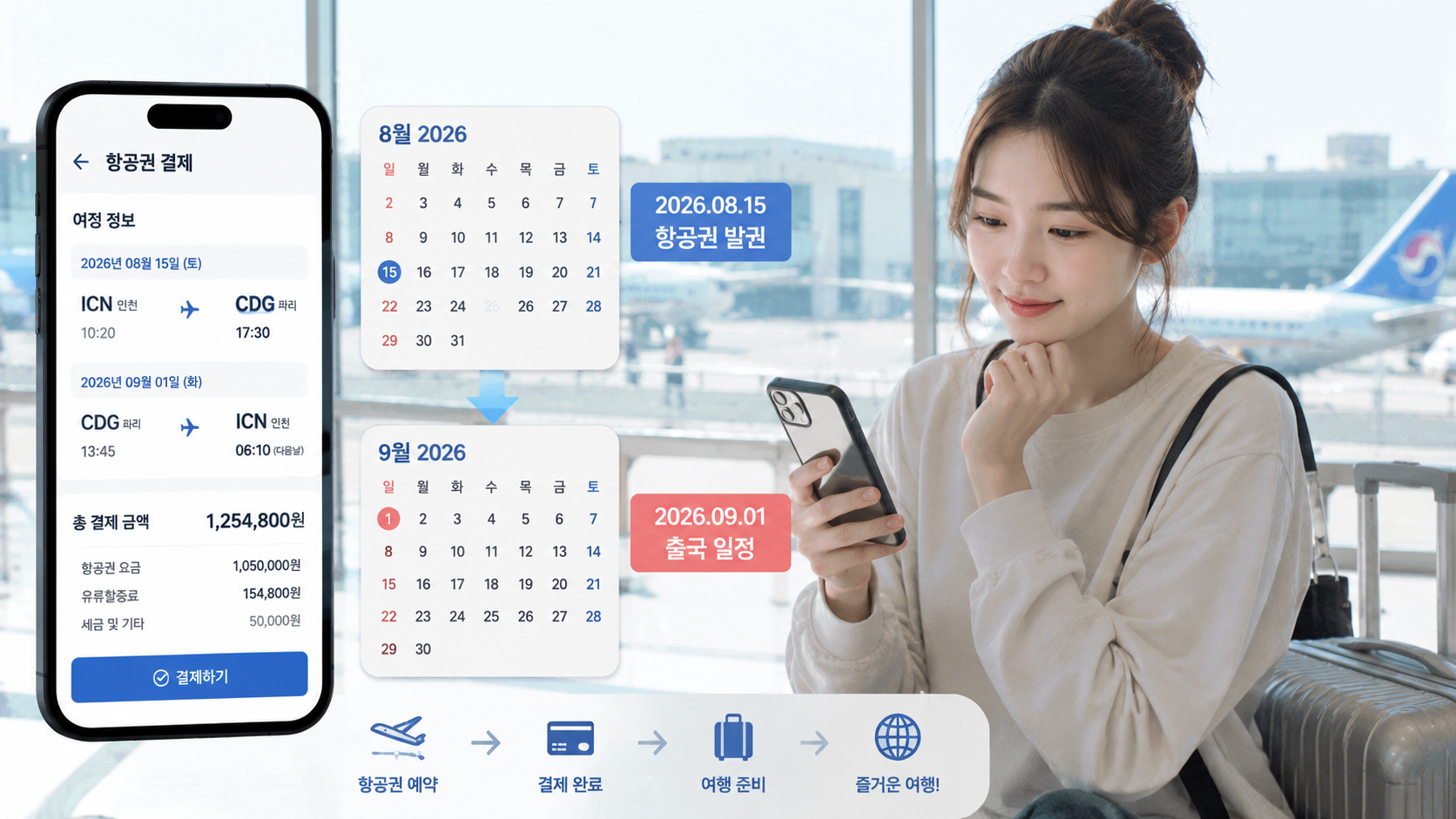 8월 발권 기준은 이렇게 보면 돼요