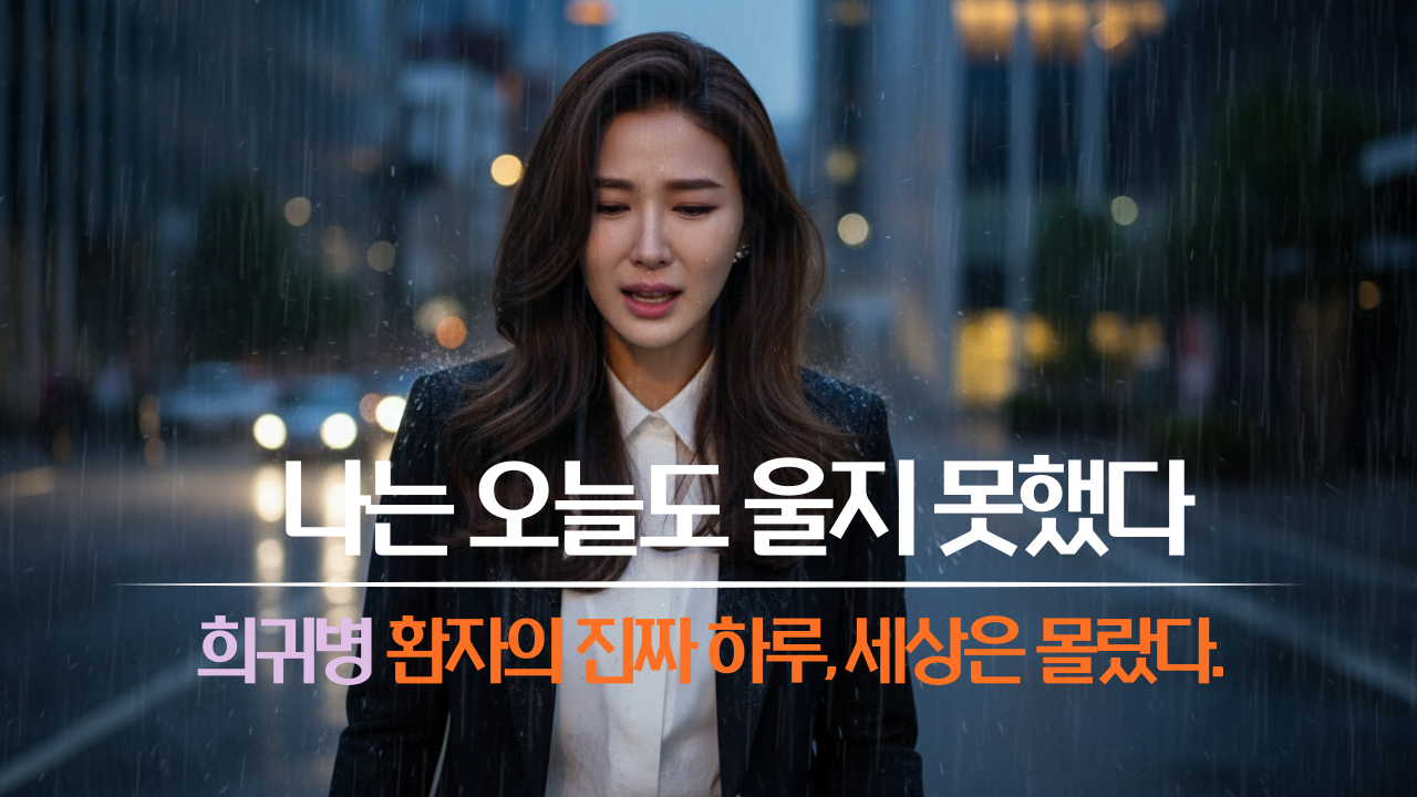 나는 쇼그랜증후군을 앓고 있는 환자다
