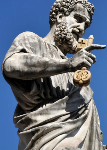 베드로 동상 사진