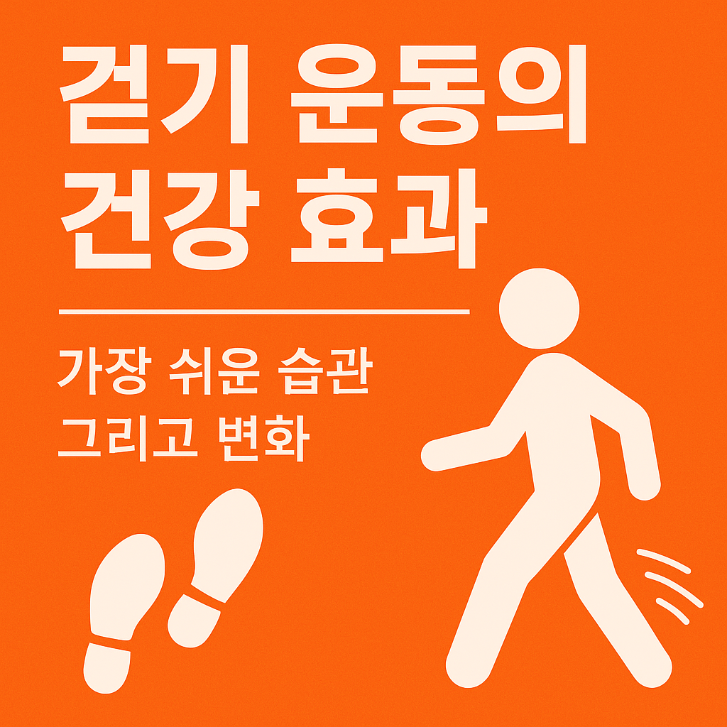 걷기 운동의 건강 효과