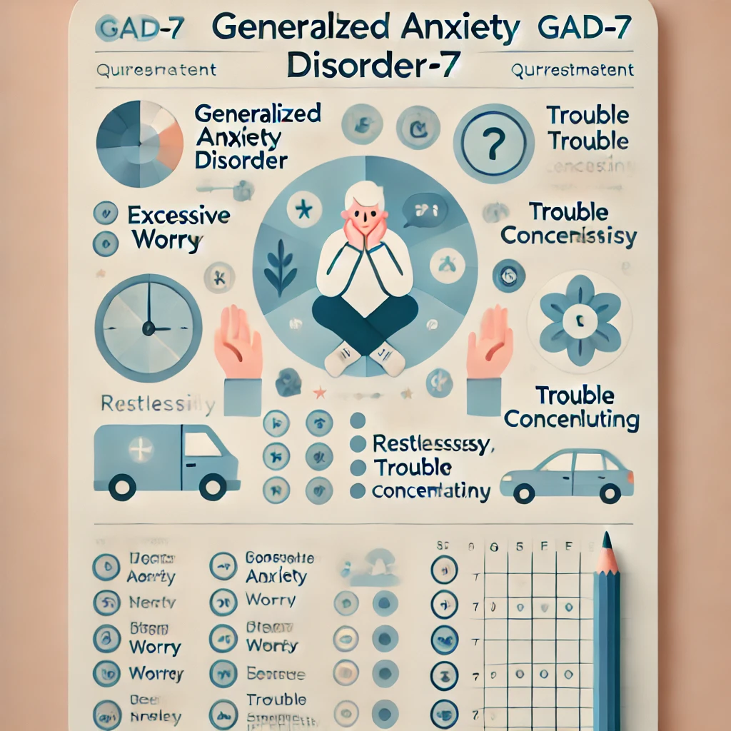 불안 증상 평가 도구 GAD-7