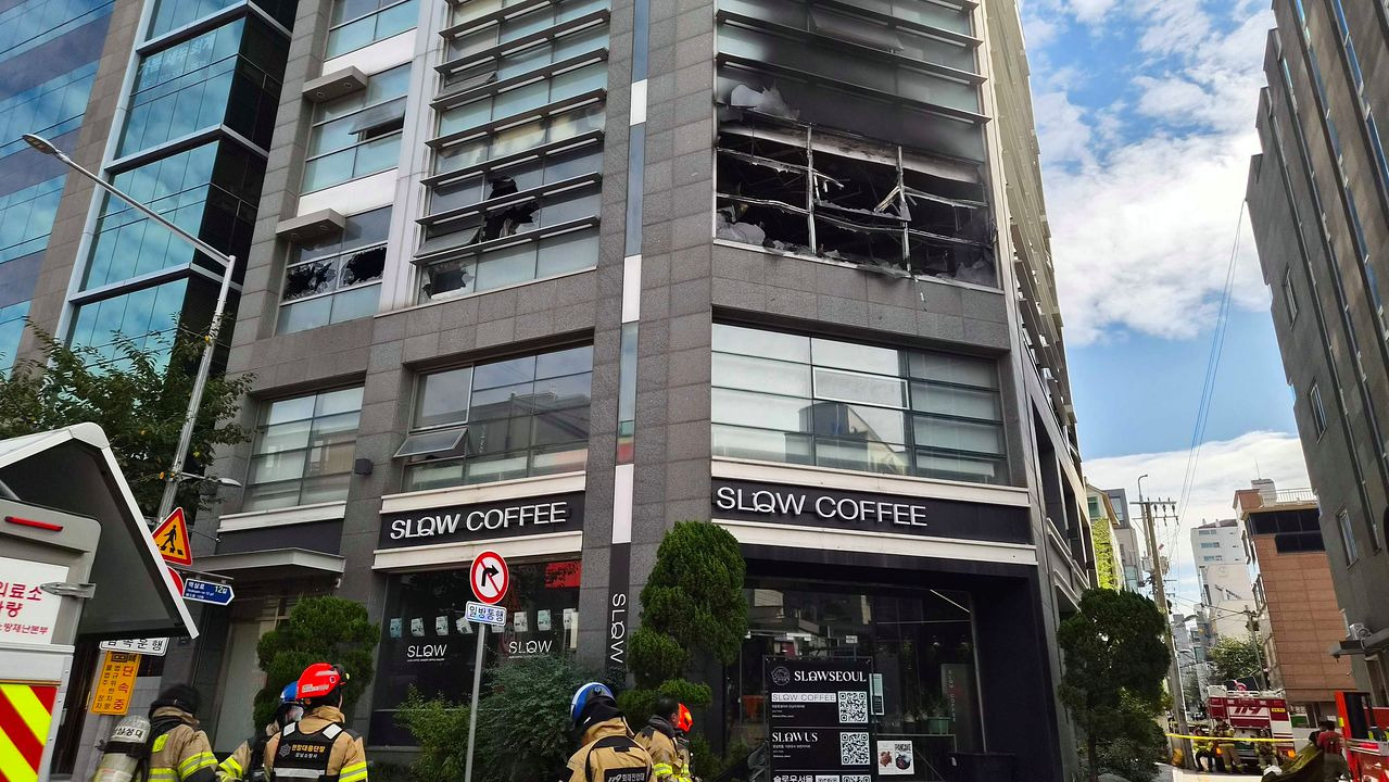 역삼동 빌딩 연쇄 화재 동시 화재 현장 사진 모음 33