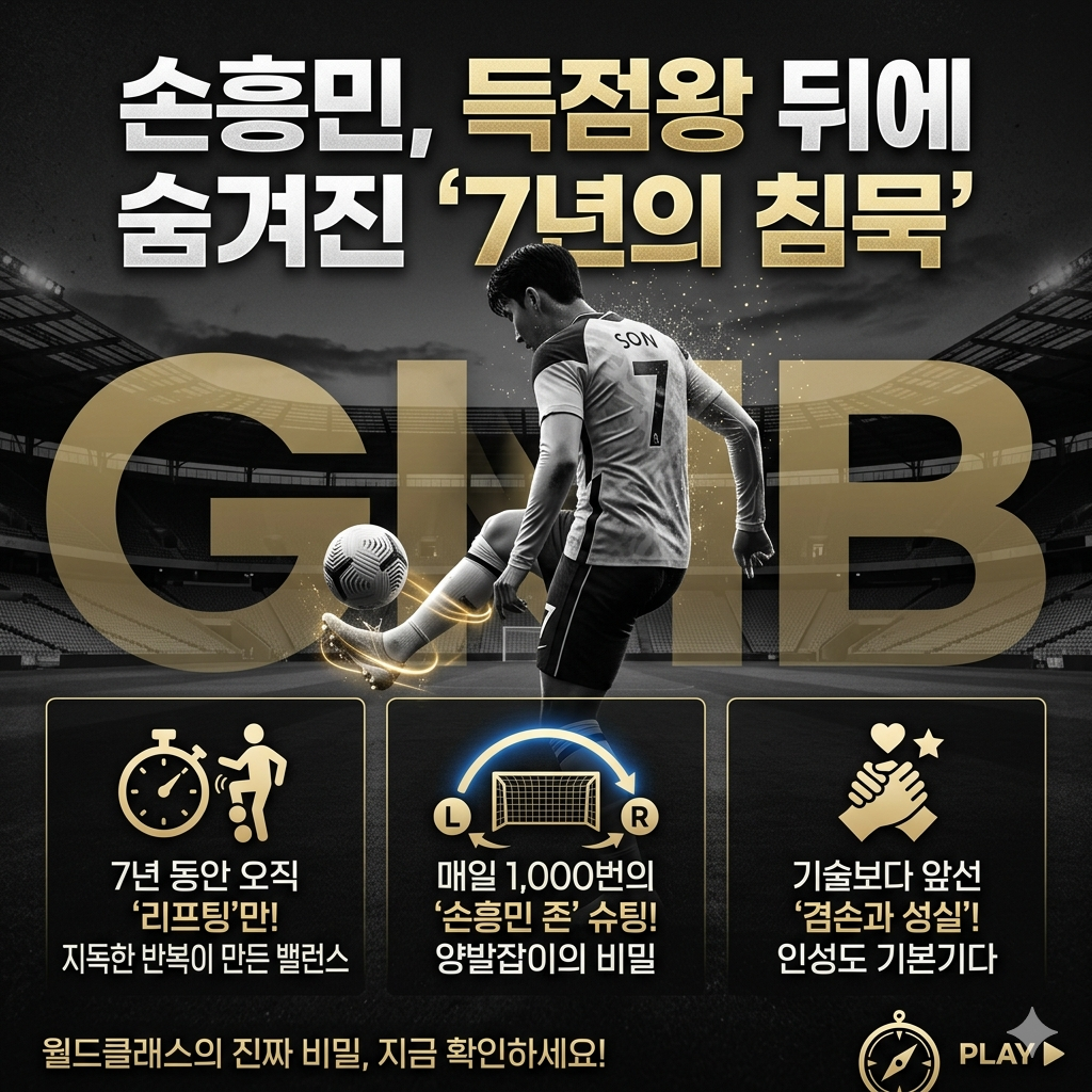 천재가 아니라 장인이었다— 손흥민이 숨겨온 기본기의 비밀