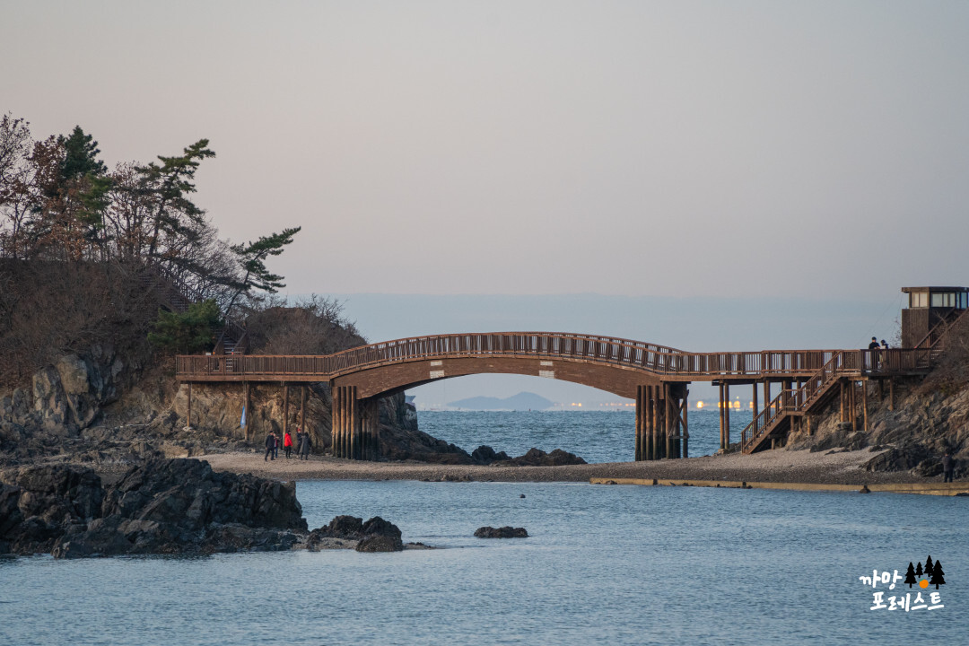 안산 구봉도 개미허리 아치교
