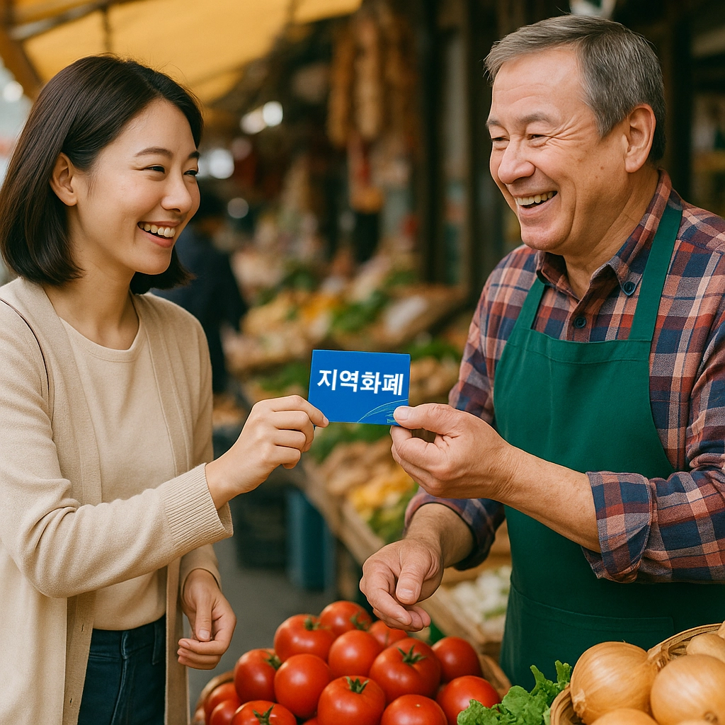 지역화폐 사용모습