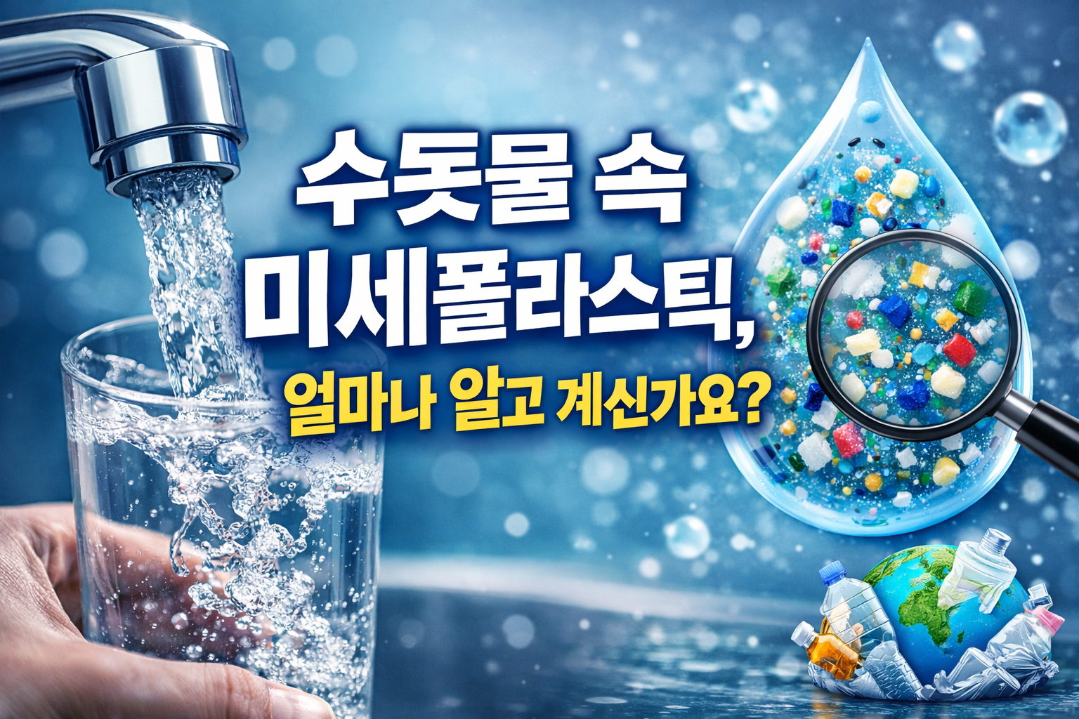 수돗물 속 미세플라스틱