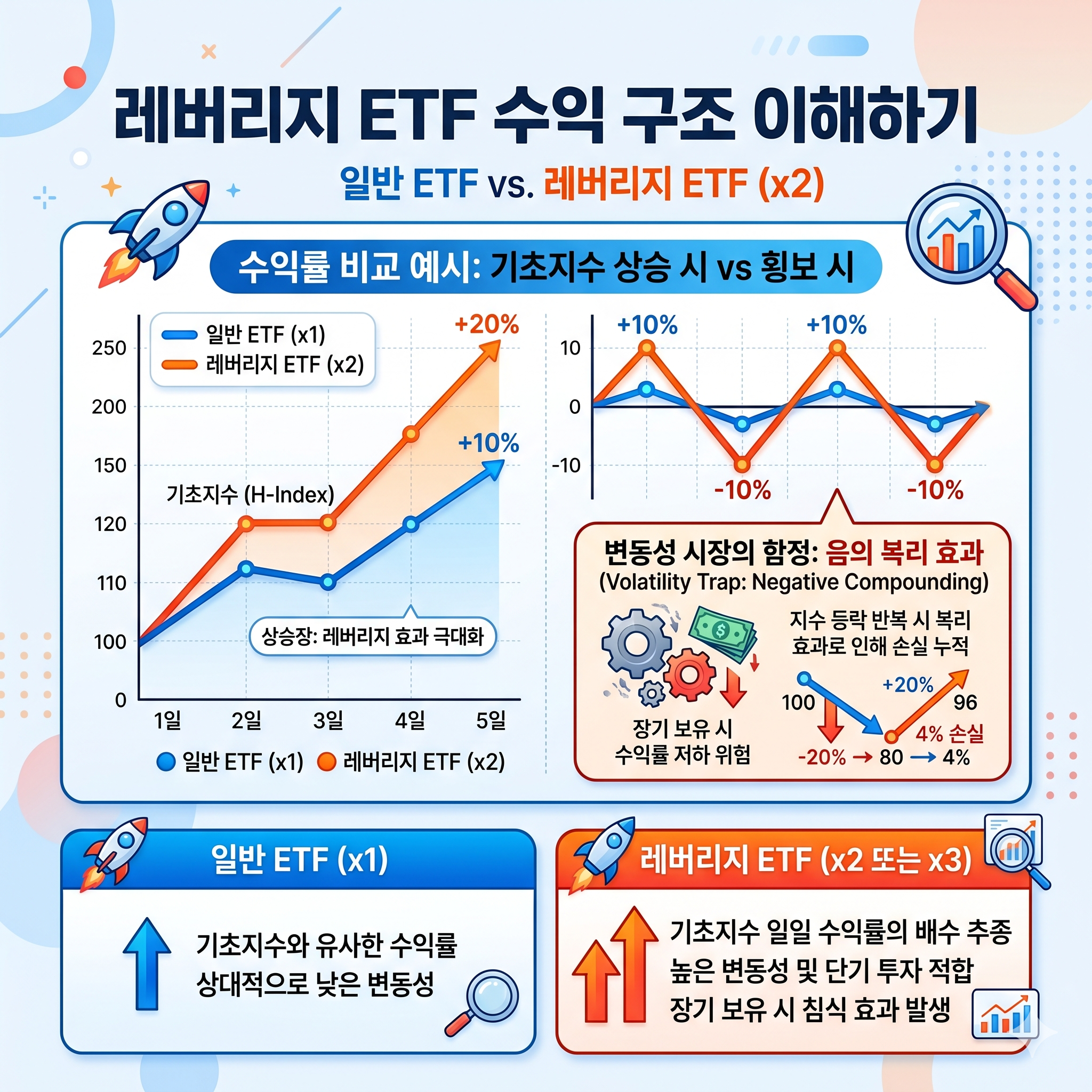 레버리지 ETF 수익 구조