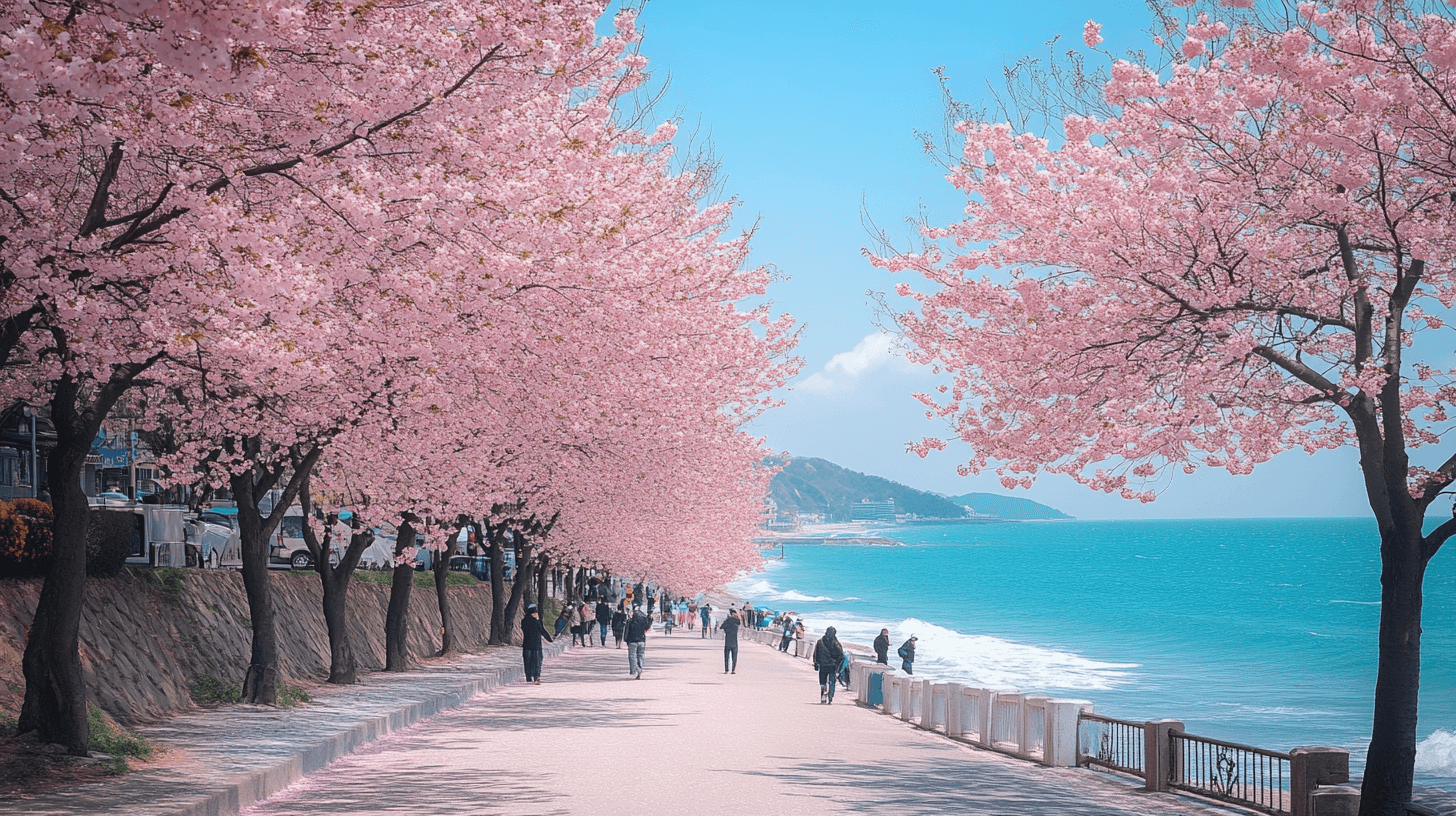 부산 해운대 해수욕장 인근