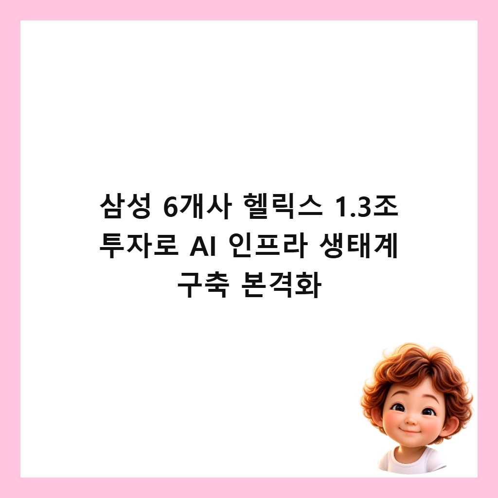 ์ผ์ฑ 6๊ฐ์ฌ ํฌ๋ฆญ์ค 1.3์กฐ ํฌ์๋ก AI ์ธํ๋ผ ์ํ๊ณ ๊ตฌ์ถ ๋ณธ๊ฒฉํ ์ธ๋ค์ผ