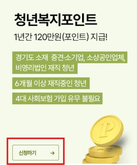 경기도 청년복지포인트