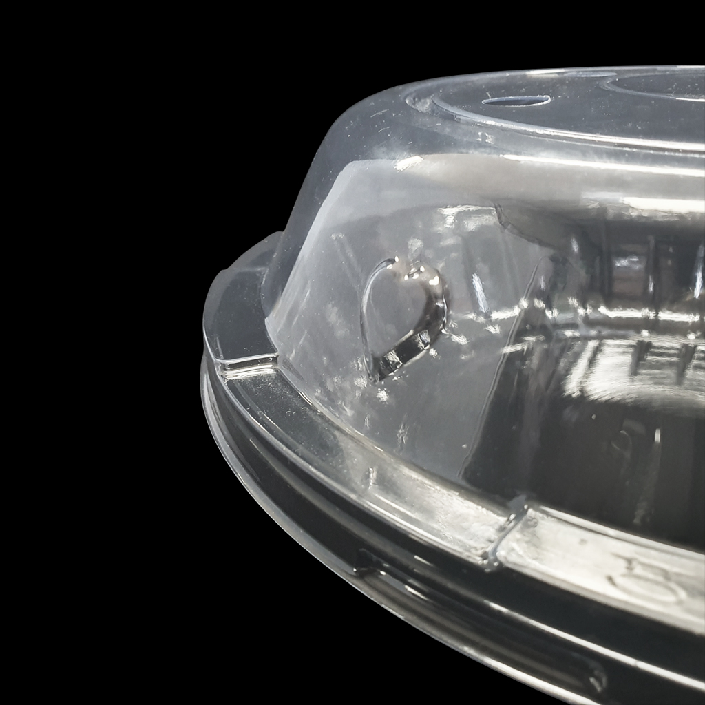 딸기용기 하트무늬와 양각구조