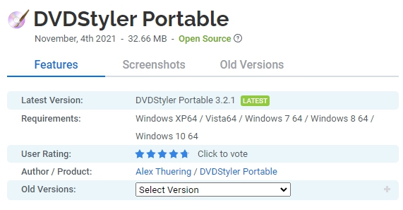 DVDStyler-Portable