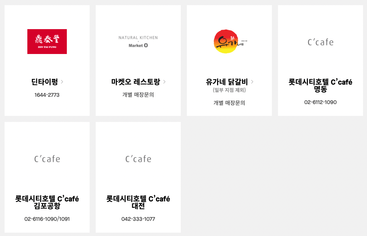 롯데상품권 사용처