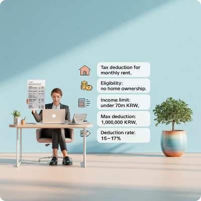 연말정산 월세공제 조건 이미지