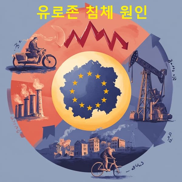 유로존 침체 원인을 설명한 인포그래픽