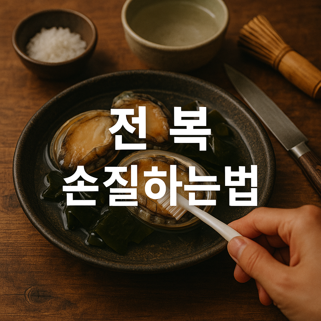 전복 손질하는법