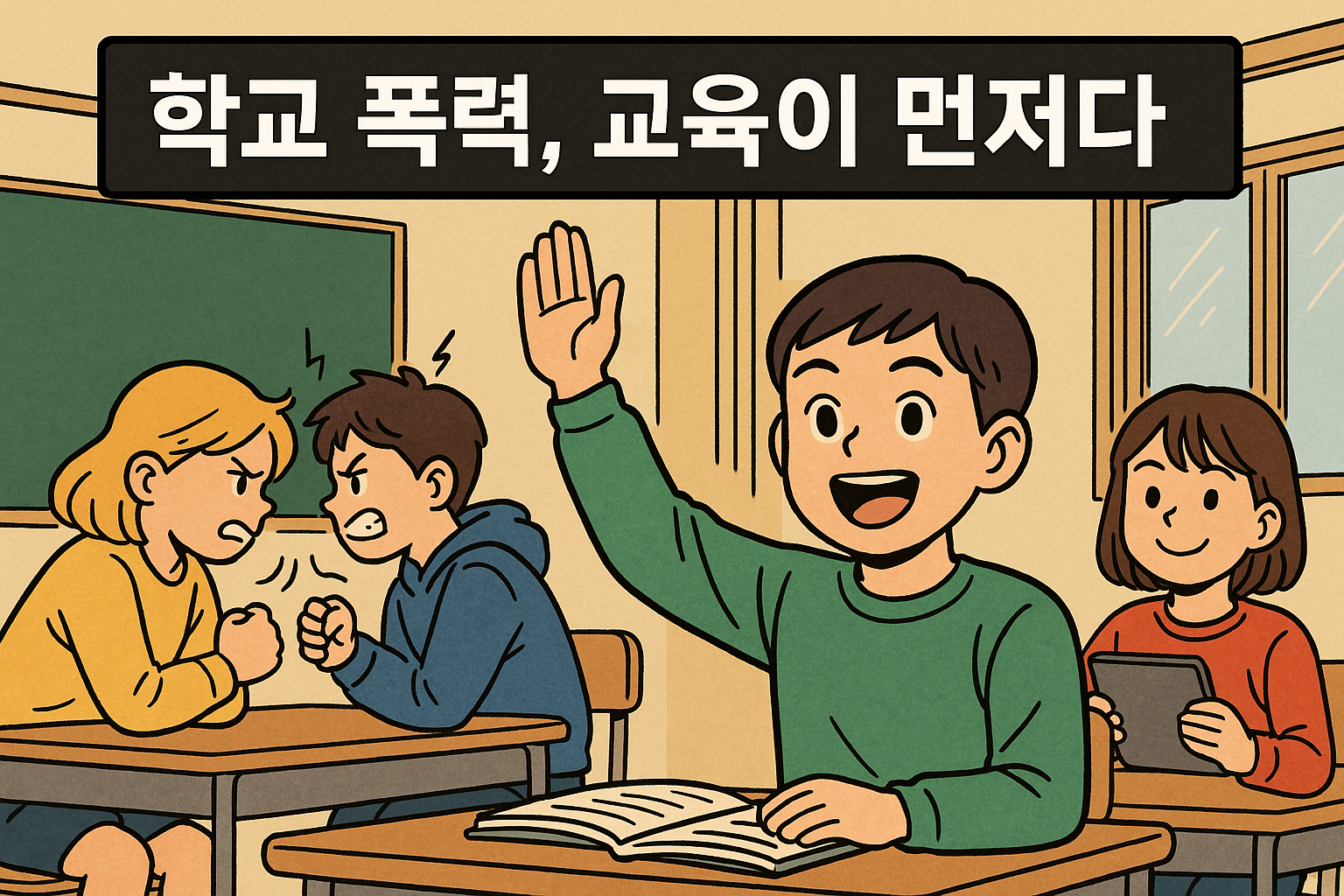 학교폭력, 교육이 먼저다