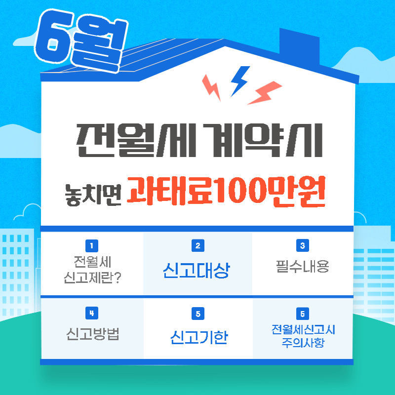 전월세계약시신고대상,방법,기한 썸네일