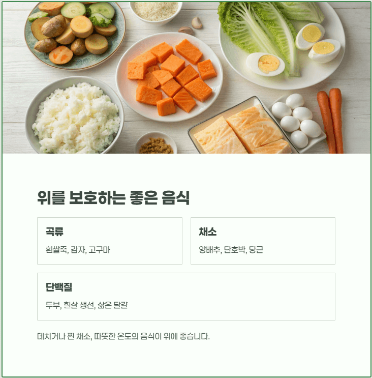 만성 위염에 좋은 음식