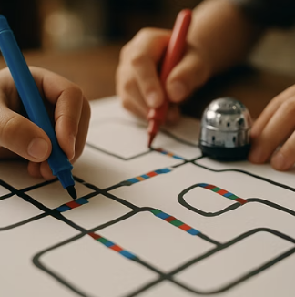 오조봇의 개념과 원리, 색깔 명령으로 움직이는 코딩 교육 로봇