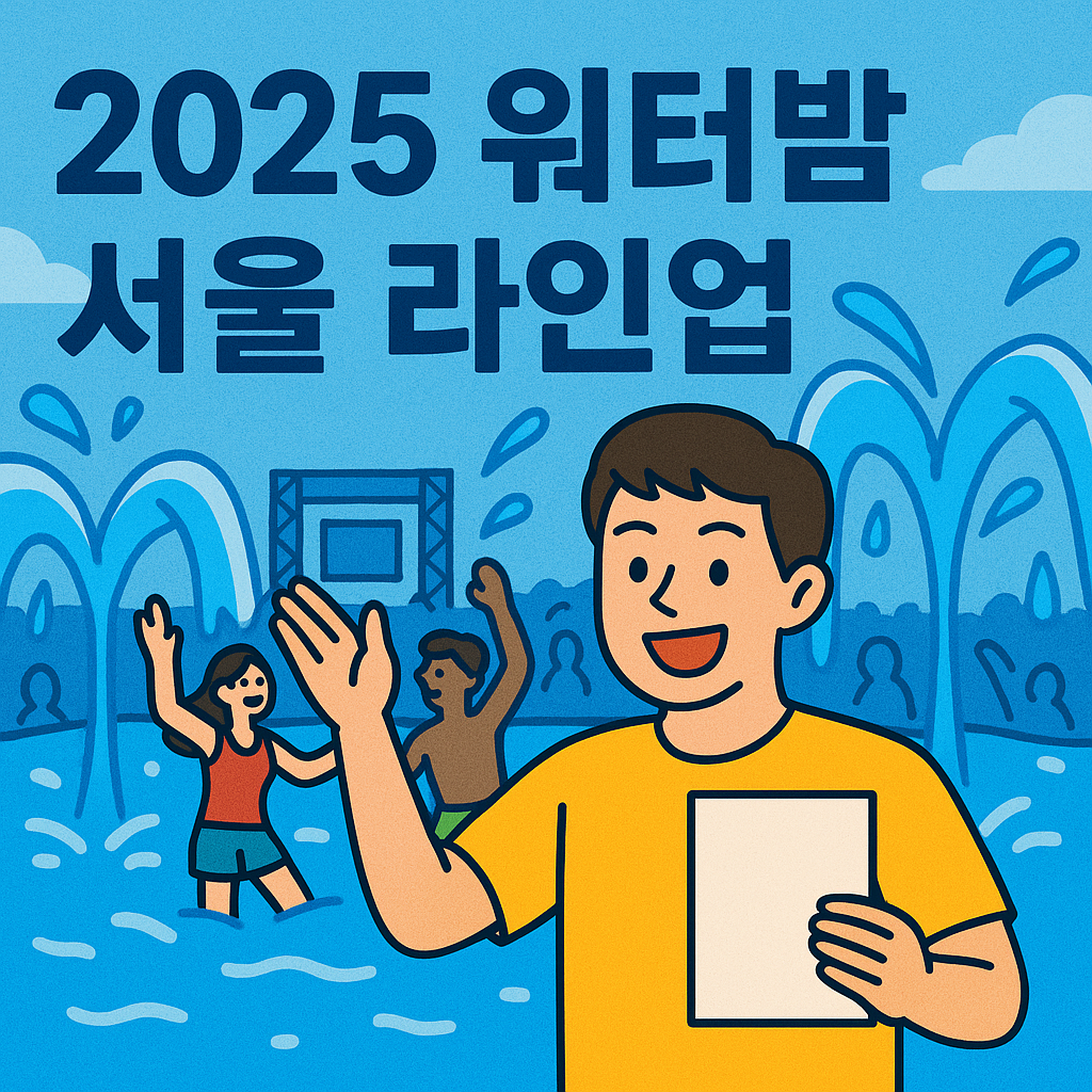 2025 워터밤 서울 일정 라인업 예매 총정리