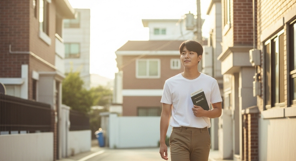 통장과 청년