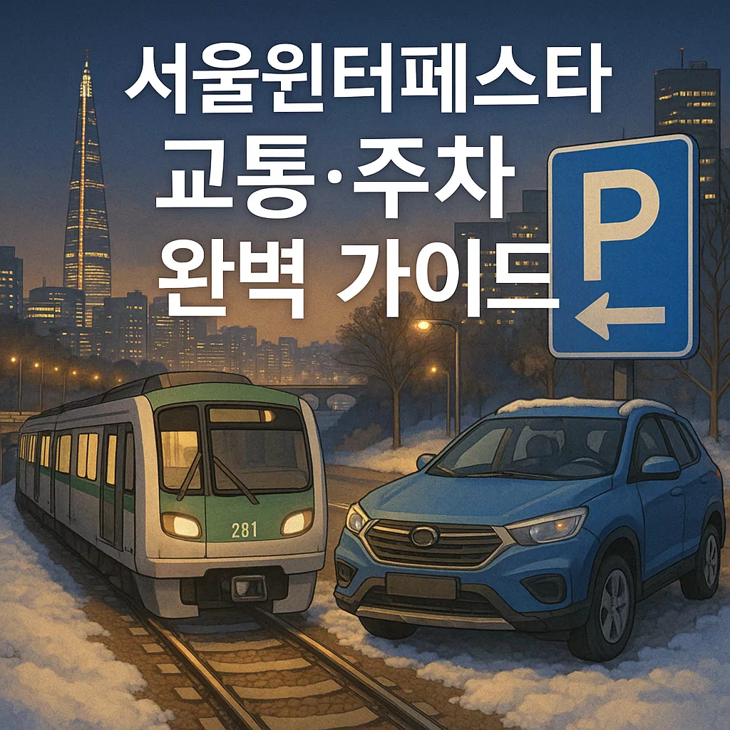 서울윈터페스타 교통&middot;주차 완벽 가이드