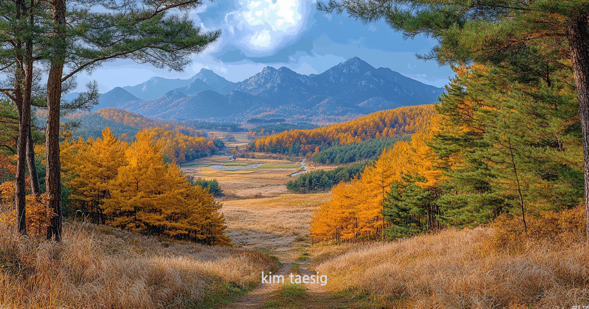 감악산의 사계절