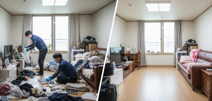 보은 고독사청소중