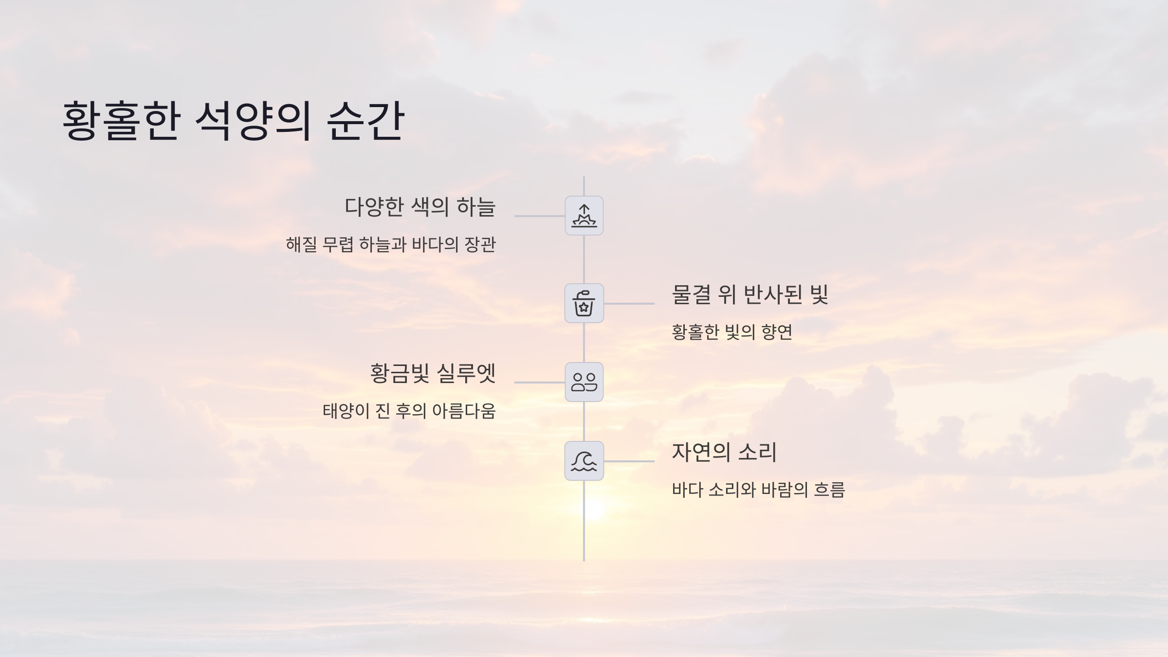 고요한 해변