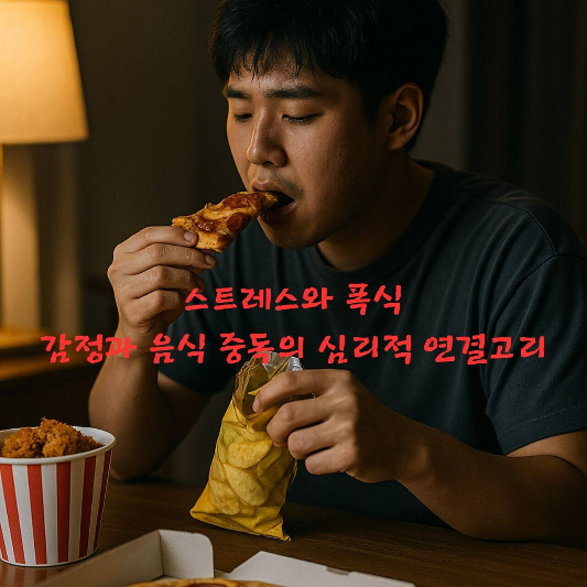 스트레스 폭식, 감정적 폭식, 음식 중독, 스트레스 식욕, 도파민 시스템, 
감정 조절, 음식 충동 조절, 스트레스 해소법, 감정 기반 폭식 예방, 
심리학적 폭식 대처
