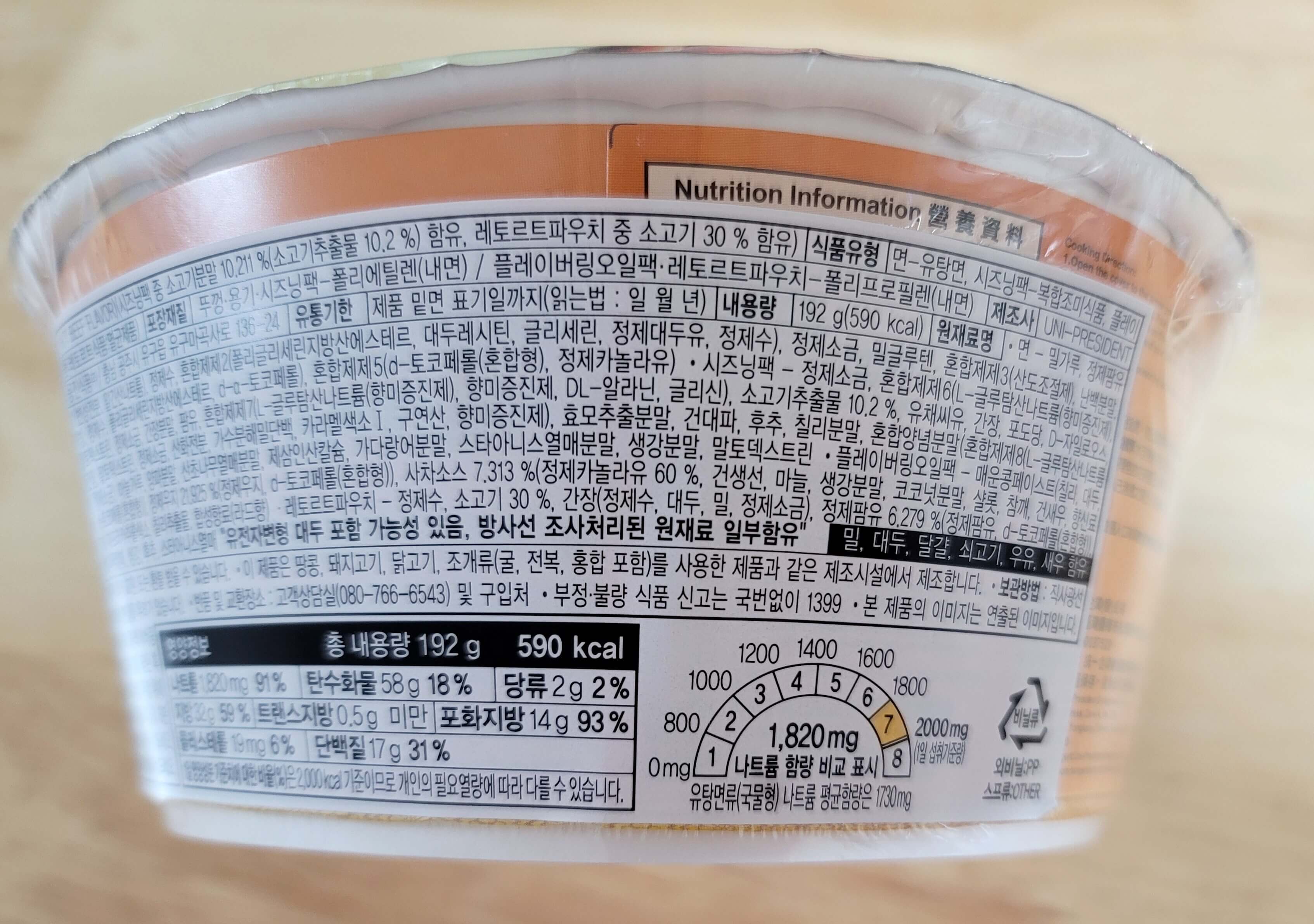 만한대찬-나트륨-함량