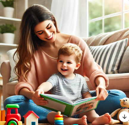 편안한 육아 사진