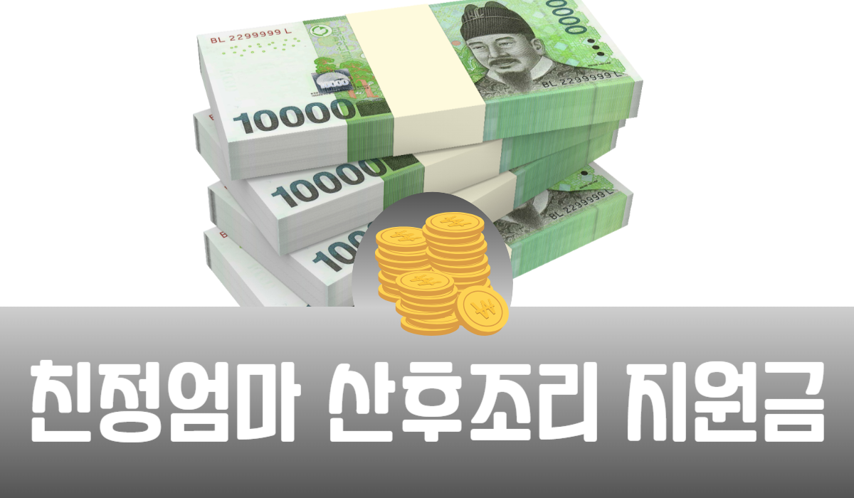 친정엄마 산후조리 지원금