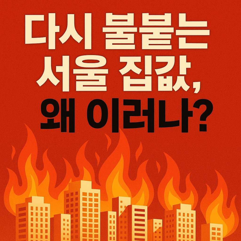 다시 불붙는 서울 집값, 왜 이러나?