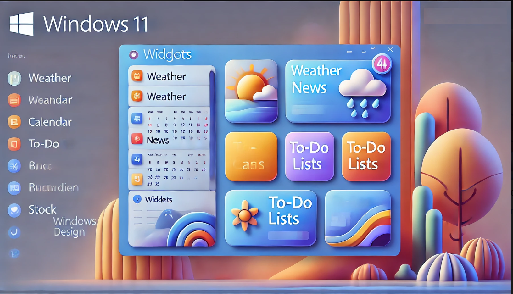 Windows 11 위젯(Widgets)