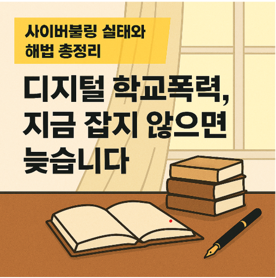 사이버불링 실태와 해법 총정리: 디지털 학교폭력, 지금 잡지 않으면 늦습니다