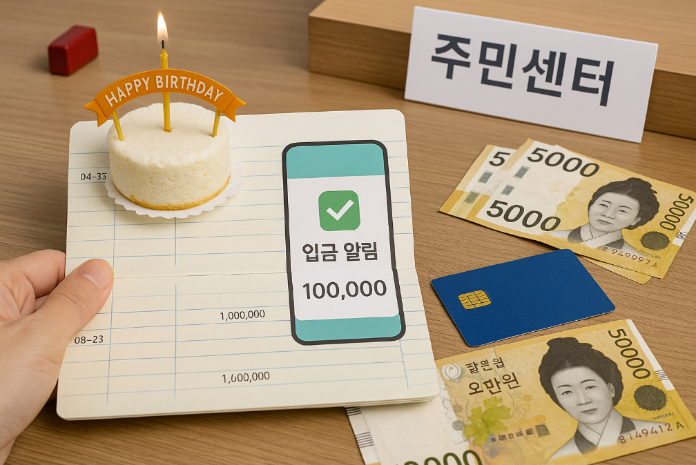 생일만 되면 주민센터에서 생신축하금 현금으로 받는 꿀팁 대공개