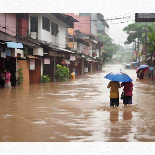 8월 7일 중부 집중호우 예상 강수량 그래프