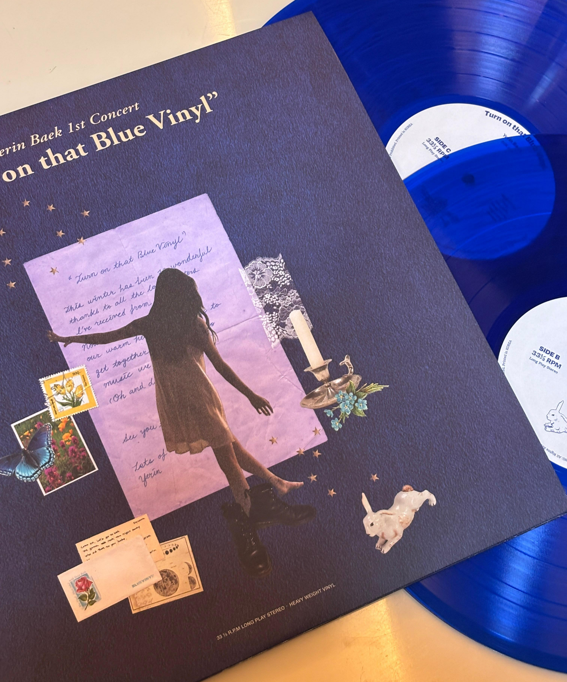 백예린 라이브 LP - Turn on that Blue Vinyl 리뷰