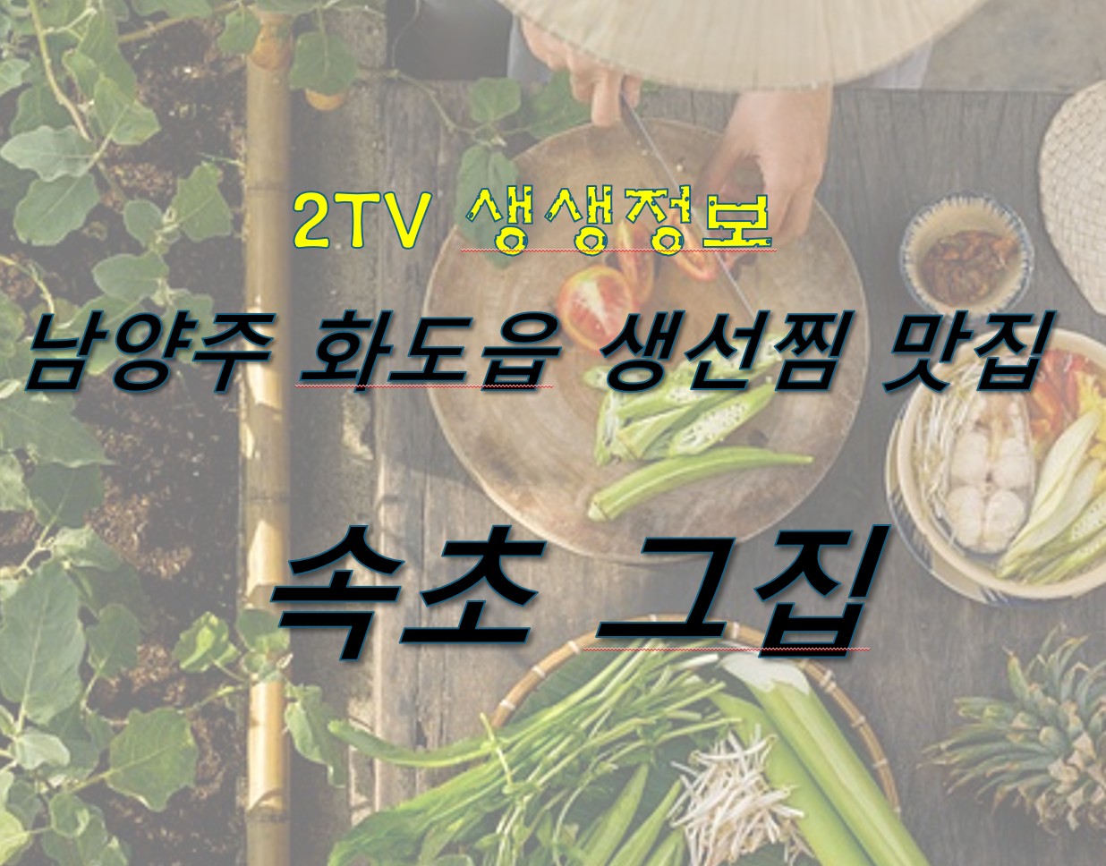 남양주 화도읍 생선찜 맛집 ❘ 2TV 생생정보 장사의 신 속초그집