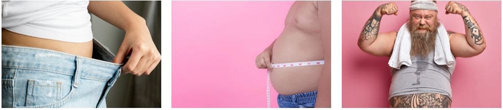 뱃살이 생기는 원인 이미지