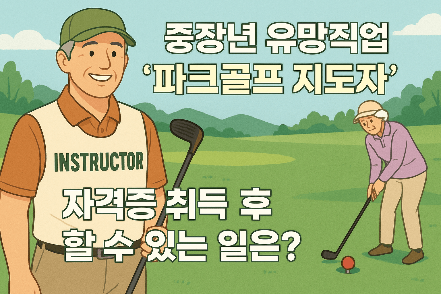 중장년 유망직업 ‘파크골프 지도자’