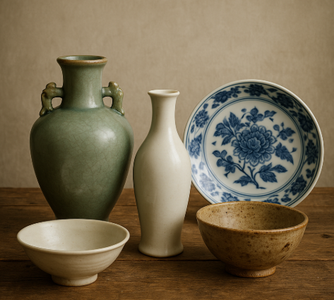 시대별 도자기 그릇