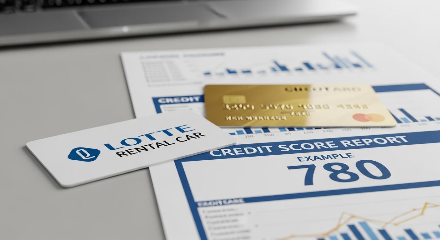 롯데장기렌트카 신용점수