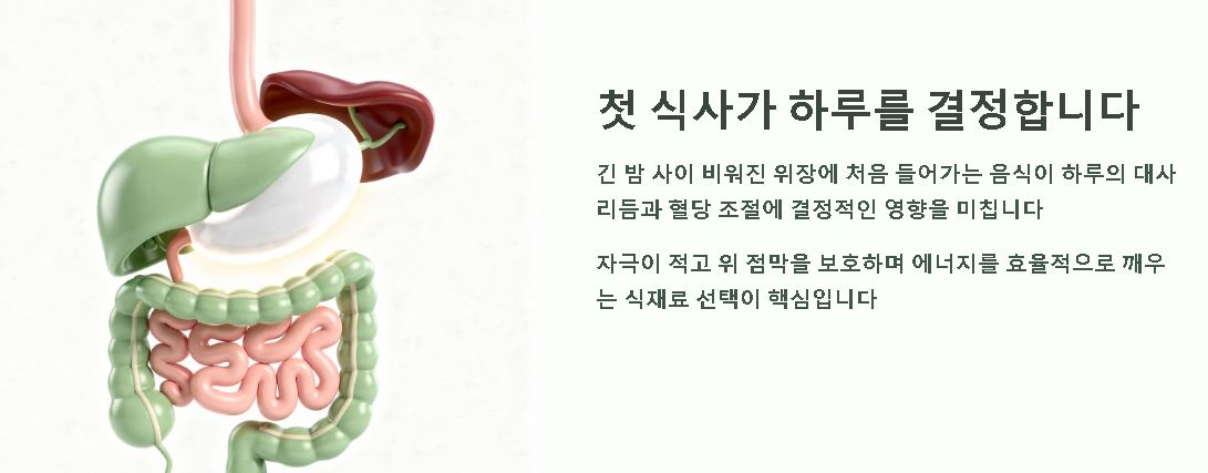공복에 먹으면 좋은 음식